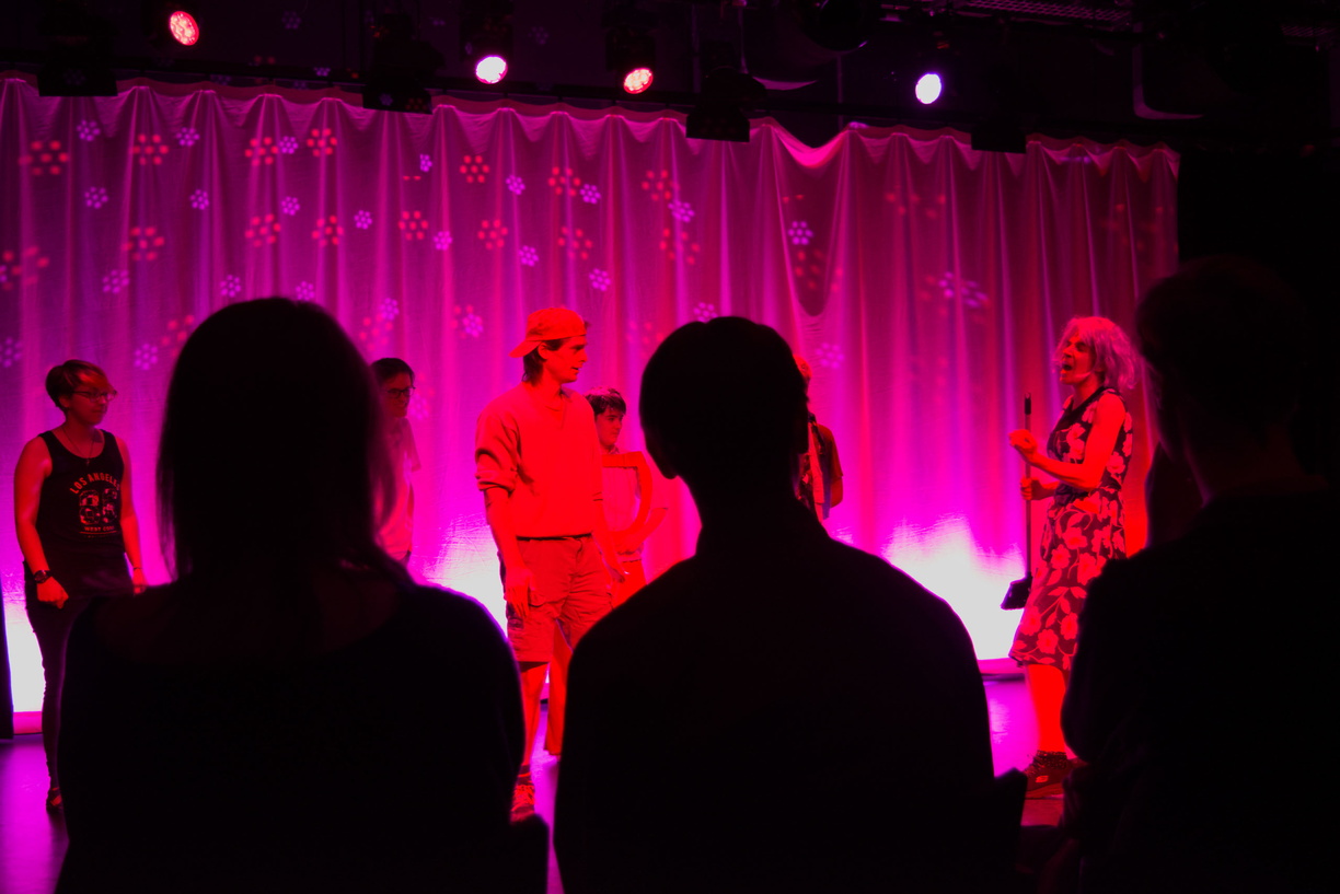 Image of a performance in a theatre